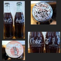 2 seltene vintage- Coca Cola Flaschen