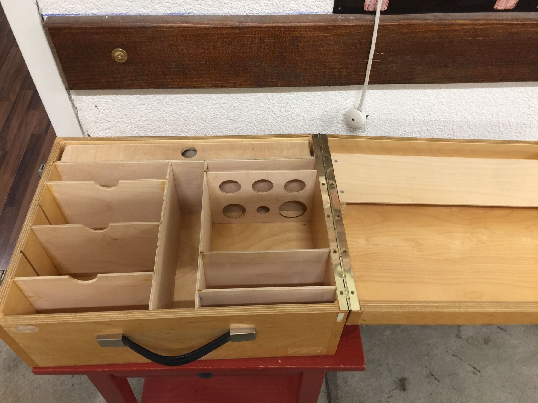 Casse di trasporto: ORGANIZER/KLAPPKISTE/TRAGBAR AUS HOLZ – Usato da Dietikon venduto da brocki-eyra 6
