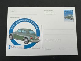 VW Käfer 1200 J  Postkarte Slowenien postfrisch  (E1125)