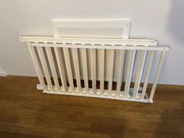 Babybett weiss (ohne Matratze)