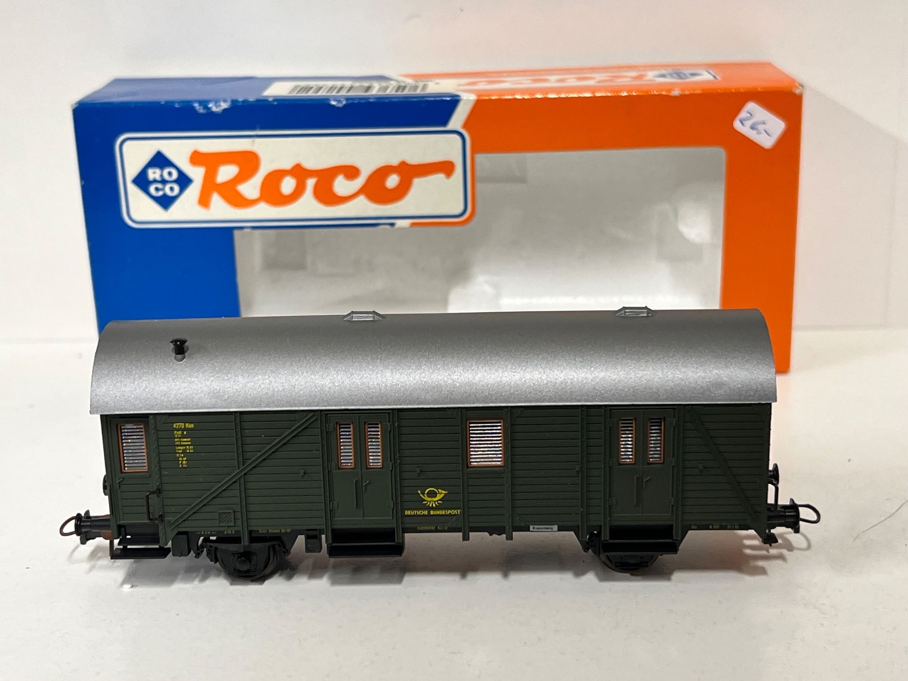 Roco Modellini di ferrovie: Roco DB Postwagen H0 DC – Usato da Geroldswil venduto da TopTrain54
