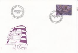 Pro Aéro 1981, Ersttagsbrief