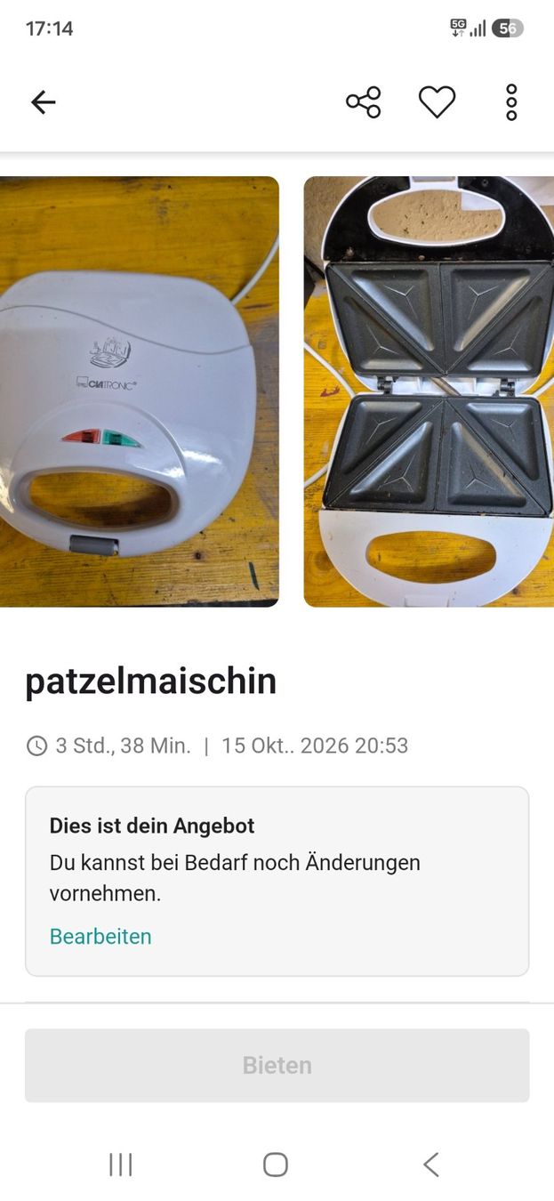Küchengeräte: patzelmaschine 2stücke – Gebraucht aus kloten von eismeister33 2
