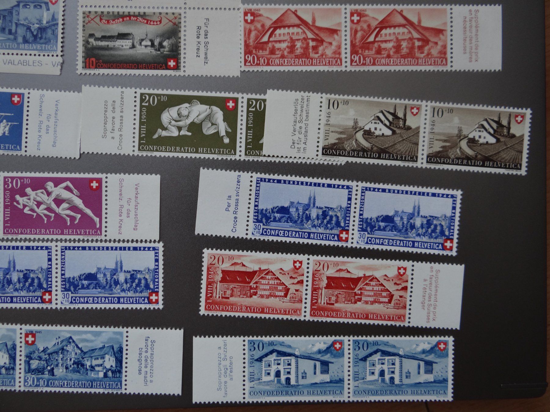 Tutti i francobolli: Lot Pro Patria postfrisch**  mit Tabs ab CHF 1.-- – Nuovo (secondo la descrizione) da Kriens venduto da Na4 4