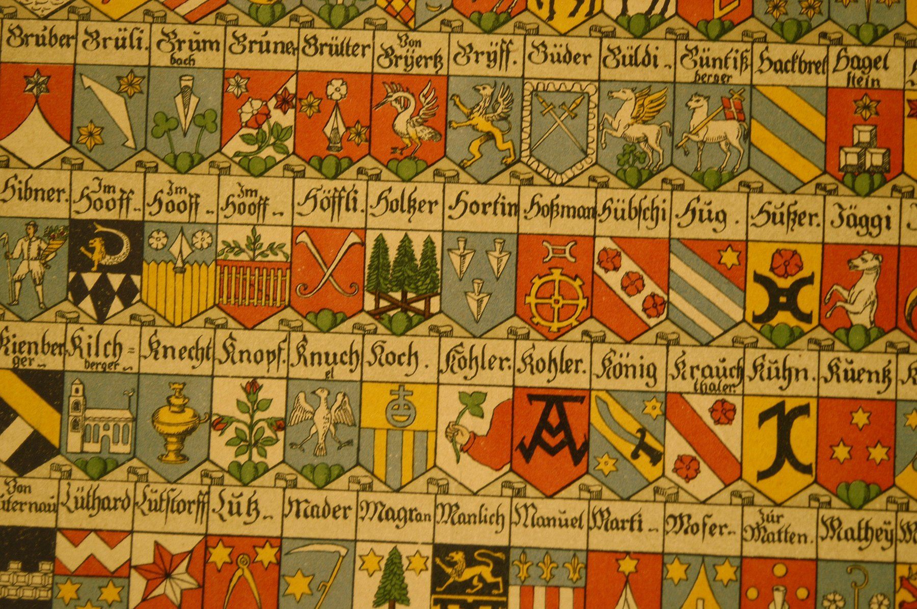 Foto & Immagini: Wappen Berner Regimente und Geschlechter  Druck – Usato da Herisau venduto da Wisen 7