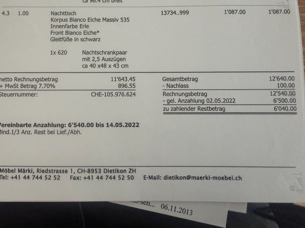 Lits: Neuwertiges Schlaffzimmer – Neuf (Voir description) à Matzingen par Hunter84 4