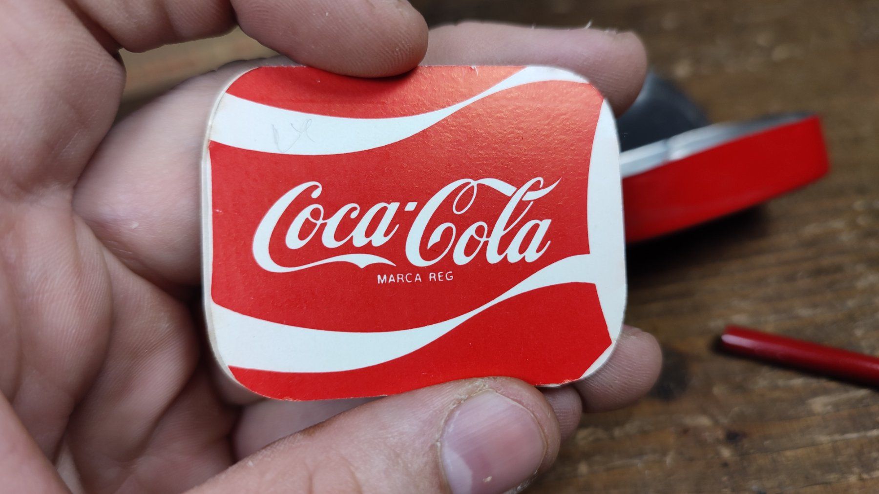 Coca-Cola Tutte le decorazioni: Wunderschönes altes COCA-COLA Döschen Schreibzeug – Usato da Gelterkinden venduto da MYSTOREFORYOU4460 4