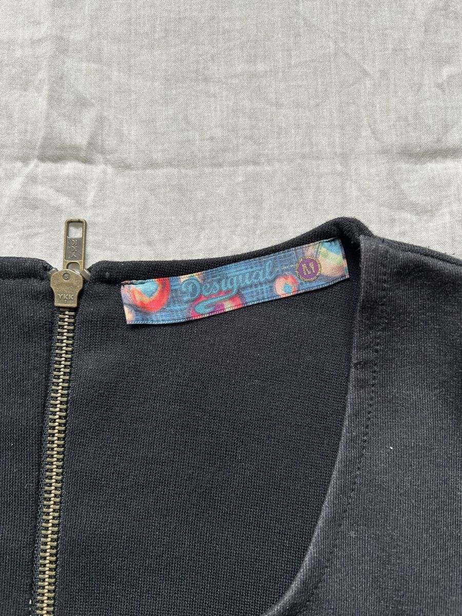 Desigual Vestiti: Desigual Dress, Size M, Black with Square Color Pattern – Usato da Genève venduto da NipponiaNippon 3