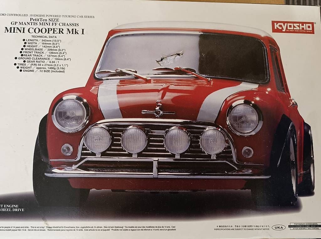 RC Kits de montage: Kyosho RC Mini Cooper Mk I – D'occasion à Safnern par billionboy55