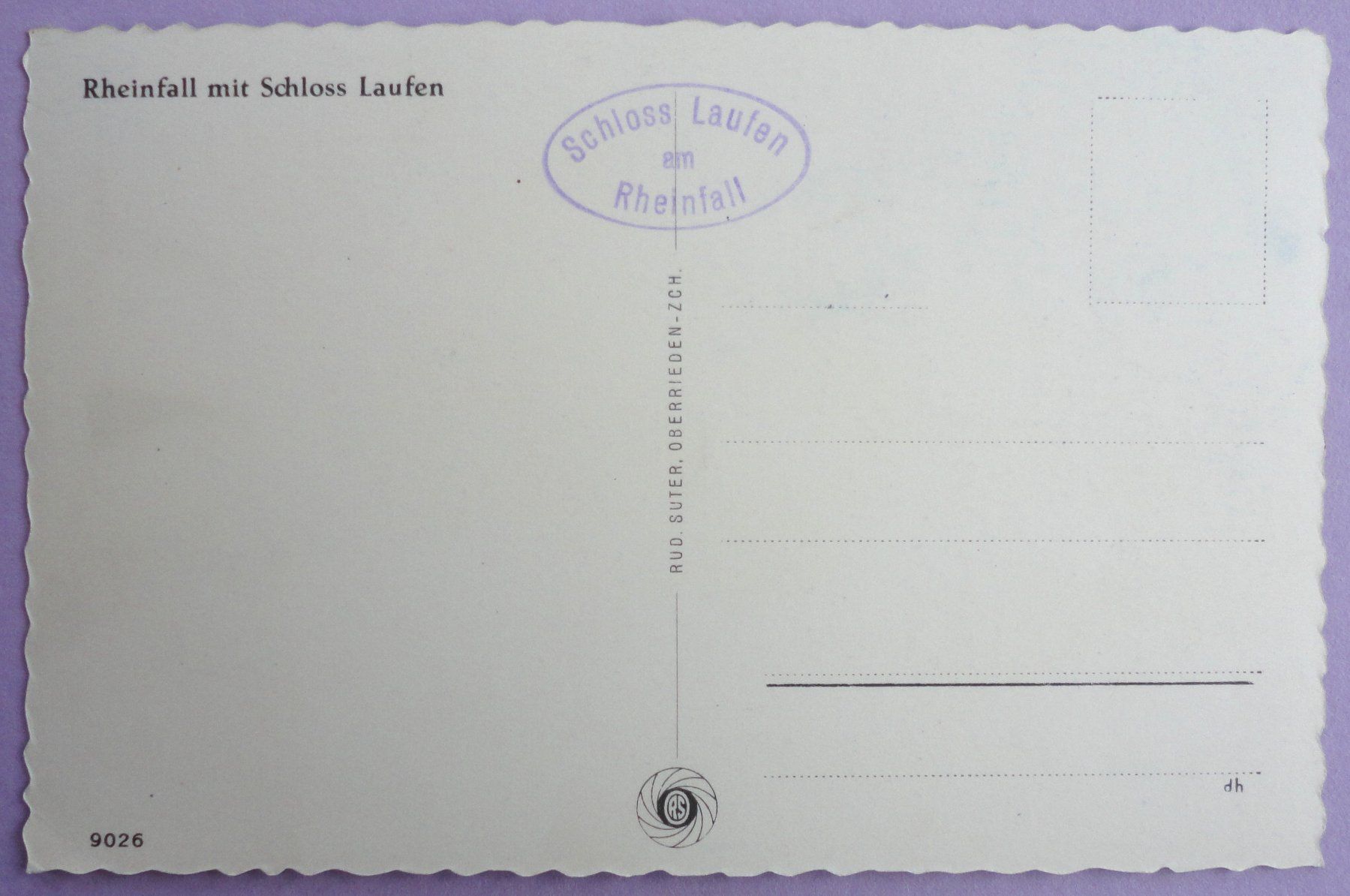 Cartoline postali: Rheinfall mit Schloss Laufen – Usato da Fétigny venduto da Billy2miny 1