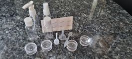 Lacura Reise Set, 12 teilig, leer, ideal für Ferien!