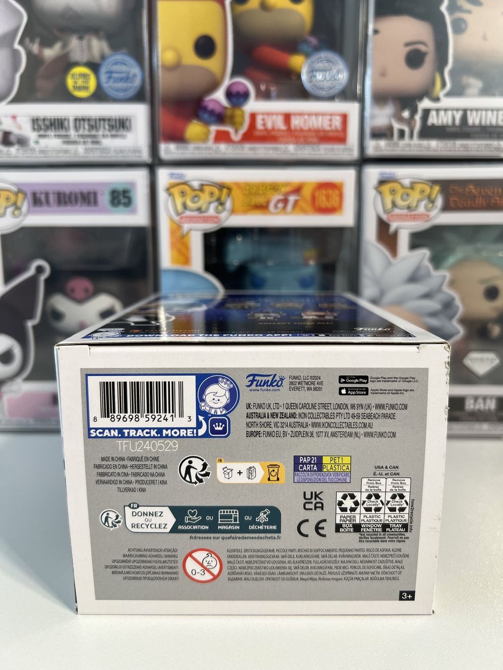 Funko Statuette: Funko POP! Animation Black Clover William – Nuovo e nell'imballaggio originale da Le Mouret venduto da perfectbijou 5