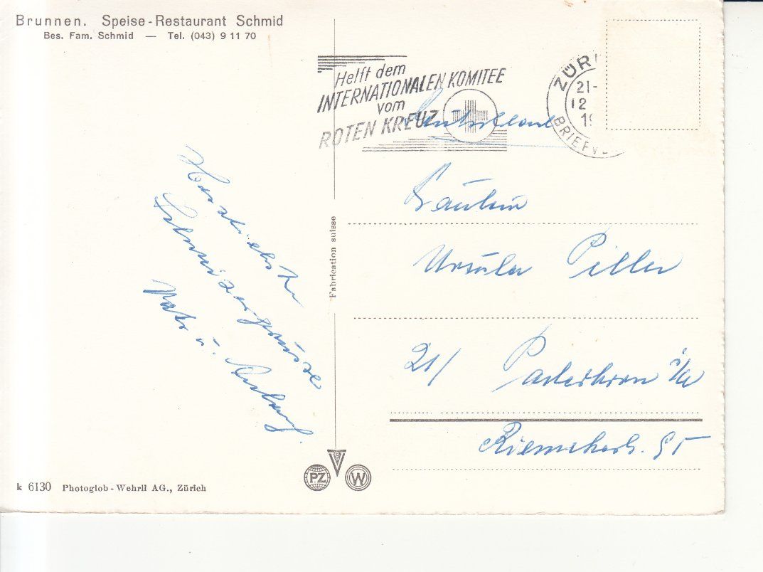 Cartoline postali: Axenstrasse ca. 1960 – Usato da Bürglen TG venduto da StampGraf 1