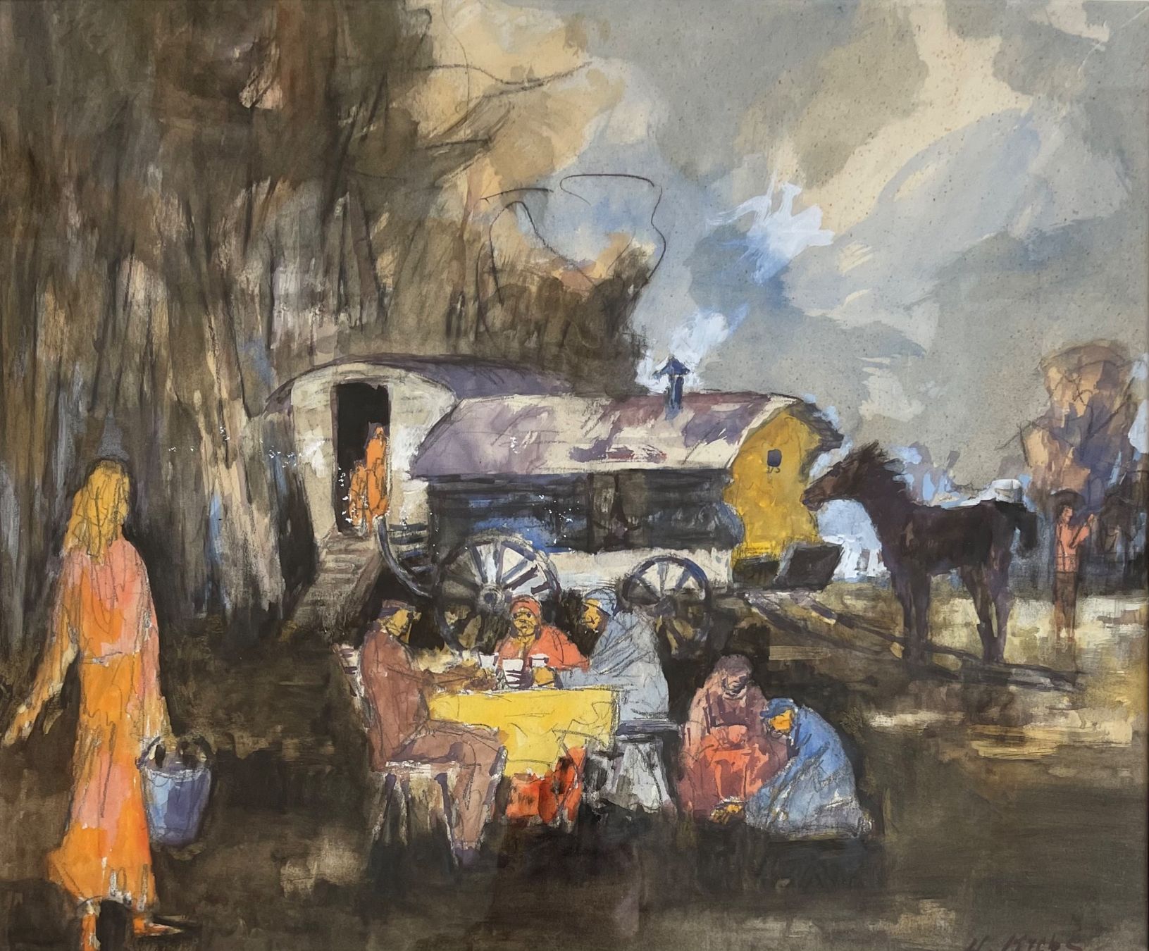 Gemälde: Krebs Walter (1900-1965) – Gebraucht aus Grosshöchstetten von Perle1951 1