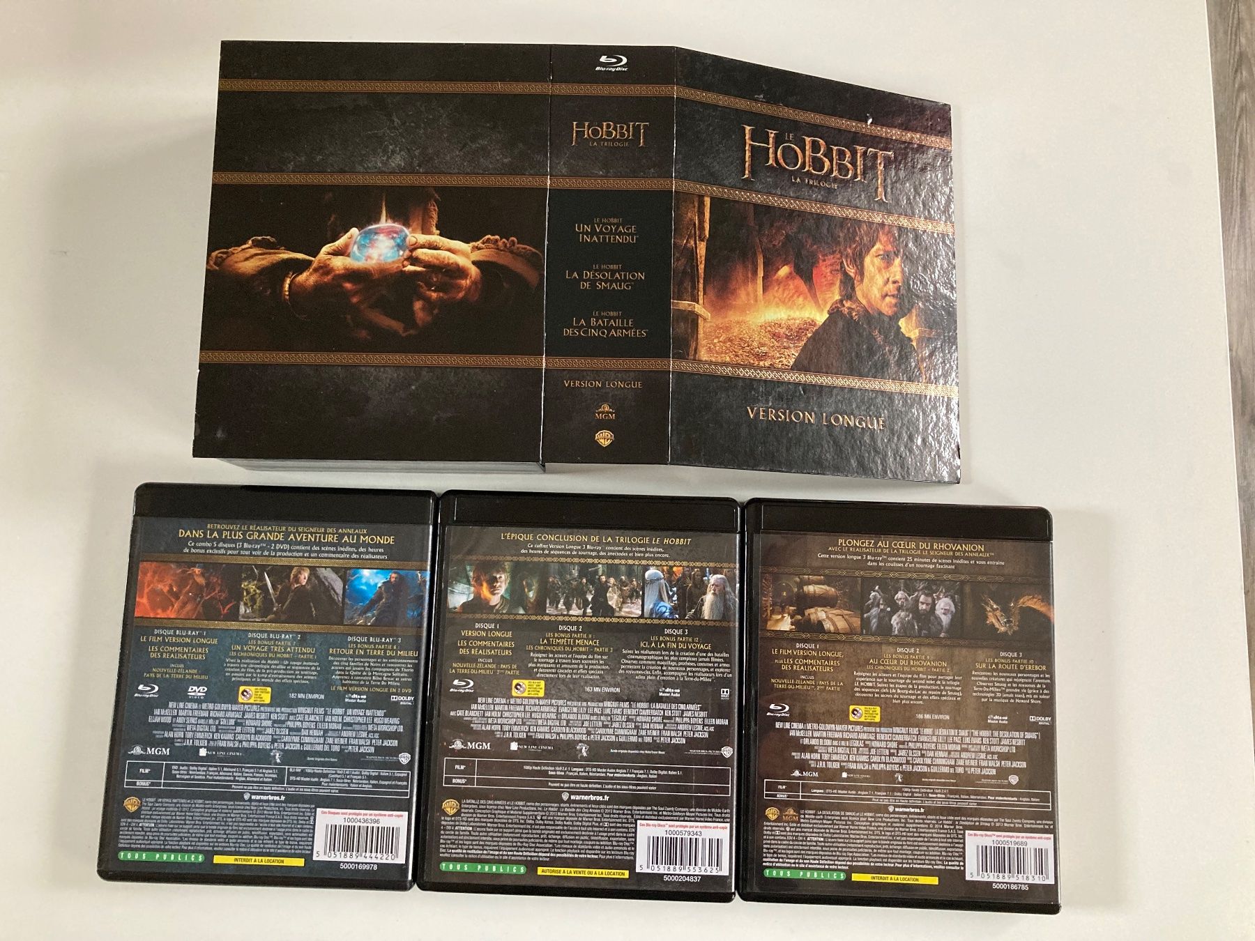 Tutti i DVDs: Le Hobbit - La Trilogie - Blu-ray - Version Longue - – Nuovo (secondo la descrizione) da Bassecourt venduto da CALUMET-X 2