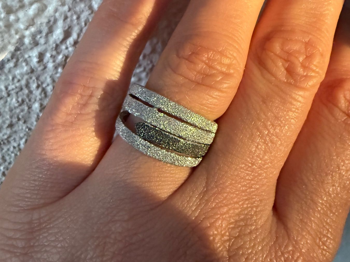 Bagues: Silber Ring 925, diamantiert – D'occasion à Spiegel b. Bern par Rogger72 4