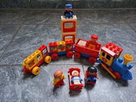 Lego Duplo Zug, Eisenbahn mit Figuren, gebraucht!