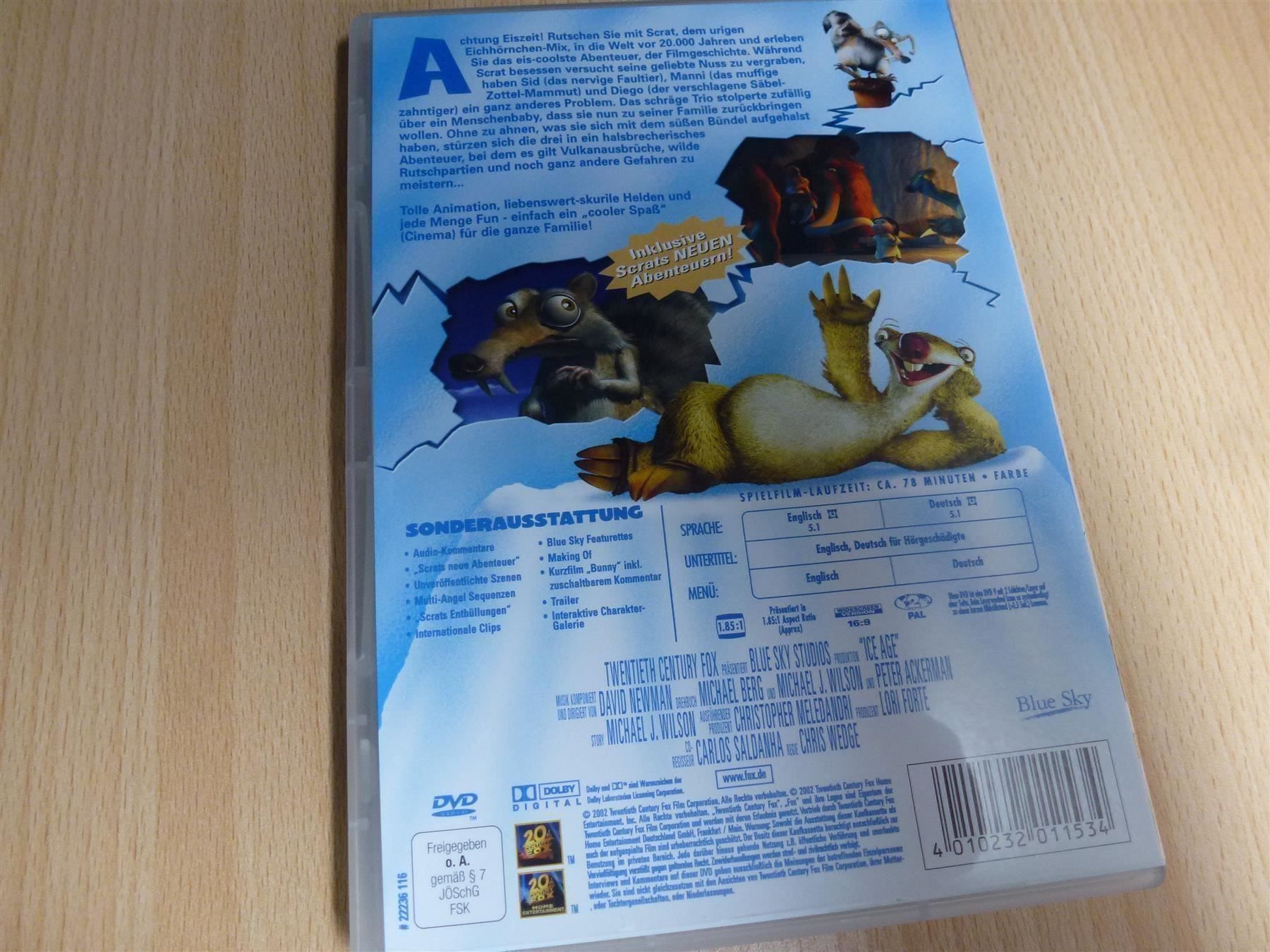Alle DVDs: Ice Age – Gebraucht aus Hombrechtikon von Maloev17 1
