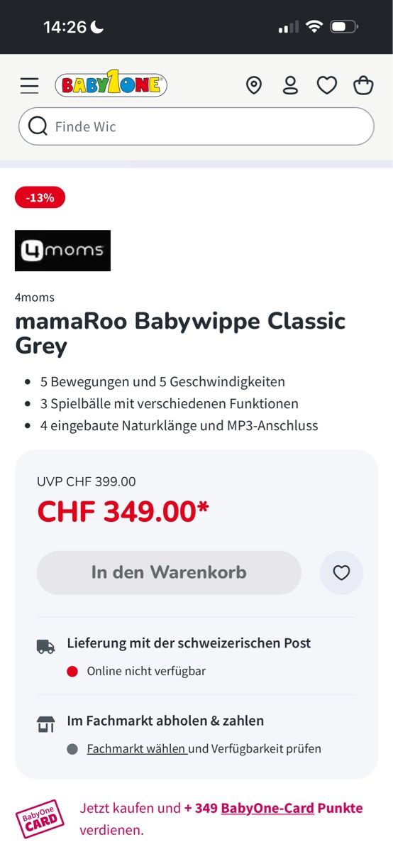4moms Sdraiette & Sdraiette a dondolo: Elektrische Babywippe – Usato da Killwangen venduto da kat_xfp2 6