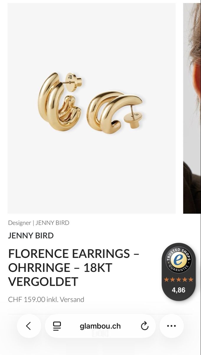 Boucles d'oreille: Creolen Jenny Bird – Neuf (Voir description) à Humlikon par Markenmaus 1
