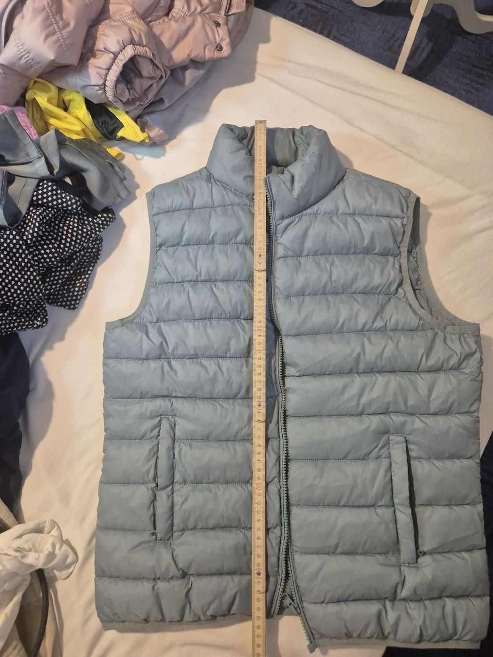 Gilet & Giacche senza maniche: Steppweste Migros Essentials hellblau Grösse M neuwertig – Usato da Zürich venduto da Drago670 4