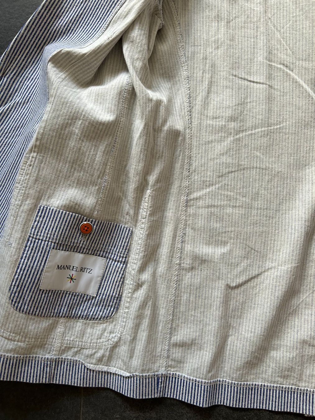 Jacken: Blazer Rayé Manuel Ritz Taille 46 – Neu (gemäss Beschreibung) aus Sion von UntilWeRaise 7