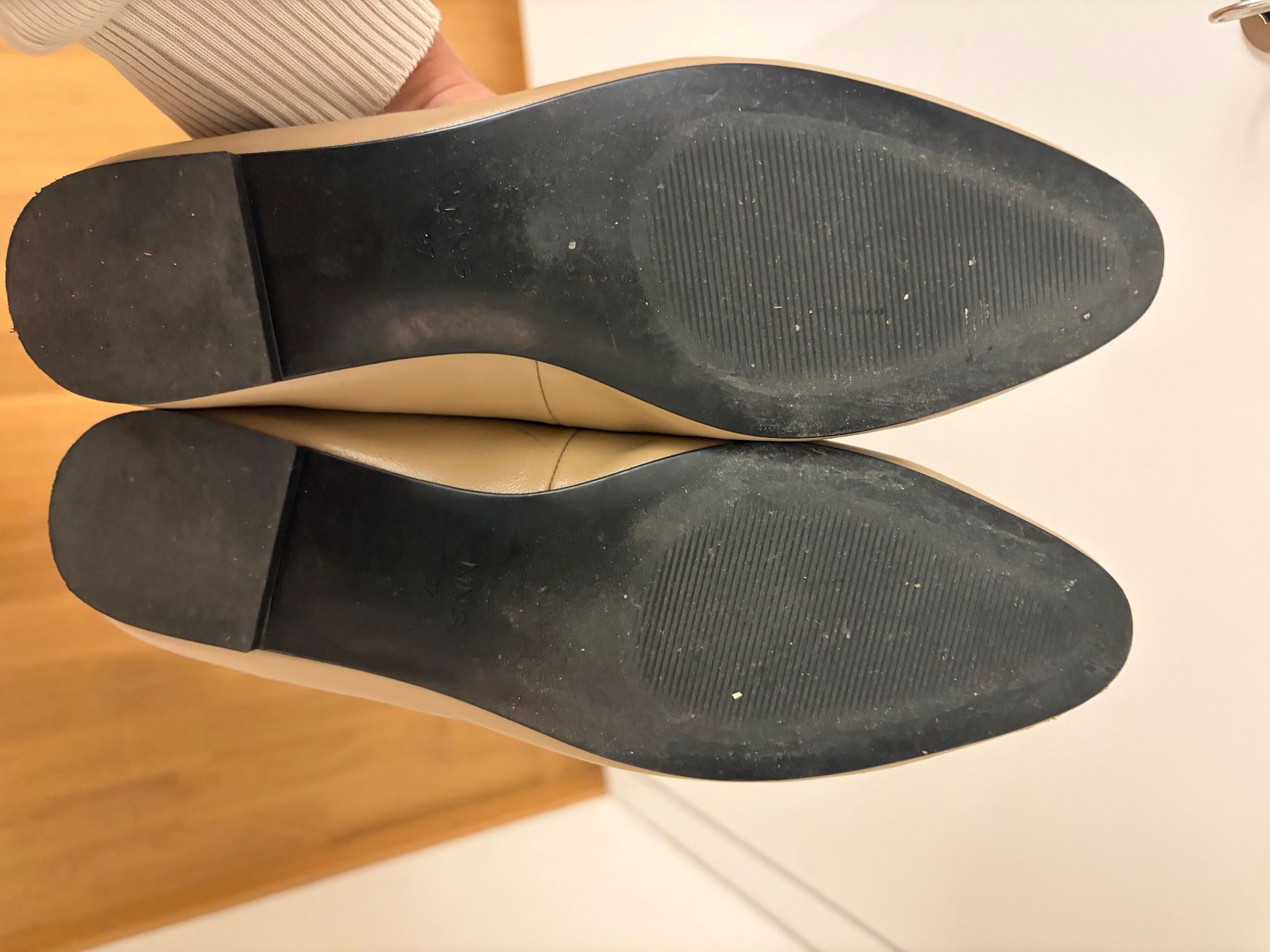 Mango Scarpe da donna: Mango Ballerinas Leather Size 37 – Usato da Luzern venduto da AM2nd 1