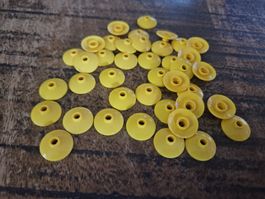 lego 4740 lot de 40 pièces Yellow Dish 2 x 2 Inverted