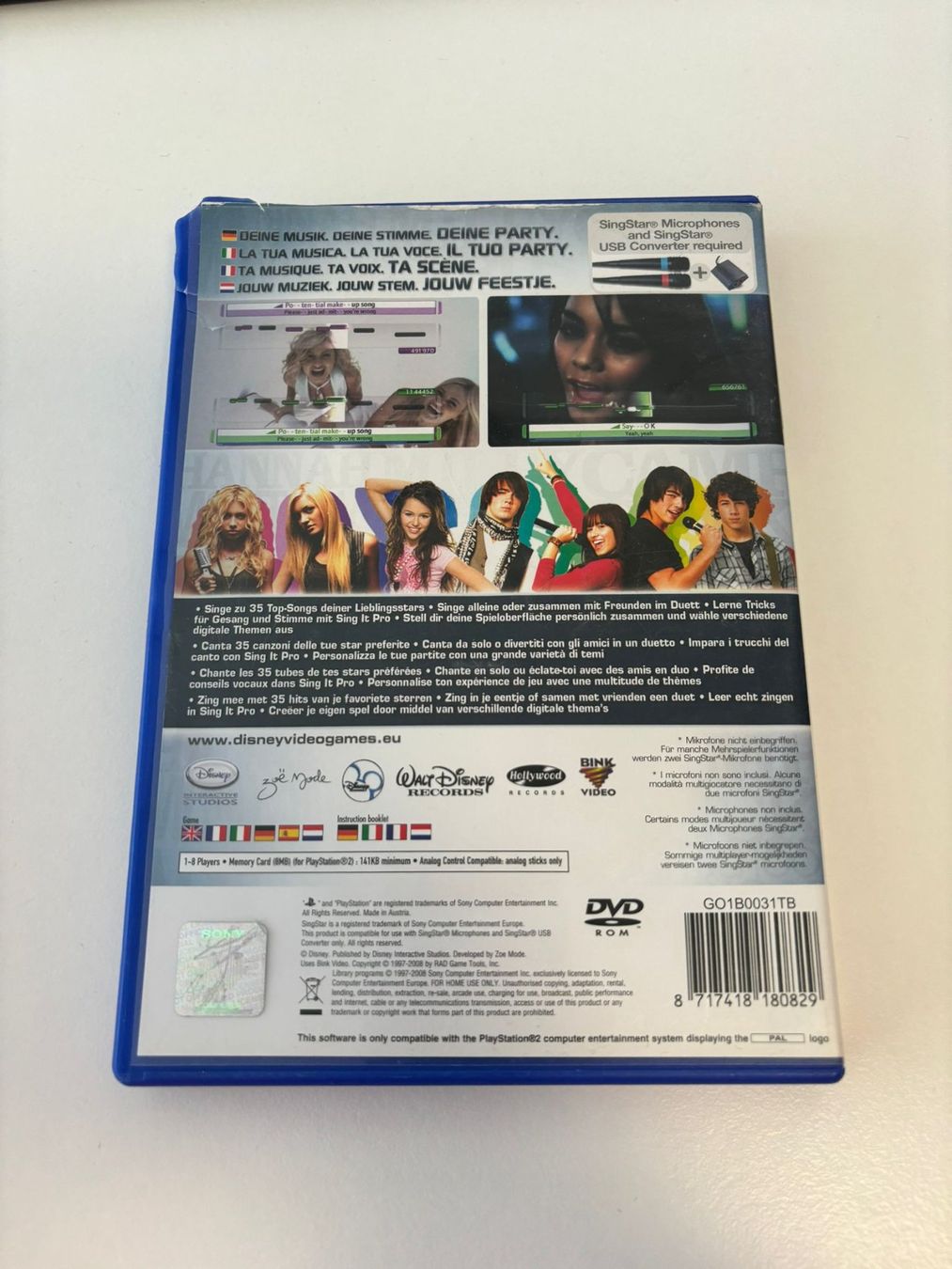 Giochi: Disney Sing it (PS2) – Usato da Herisau venduto da Seyashop1 2
