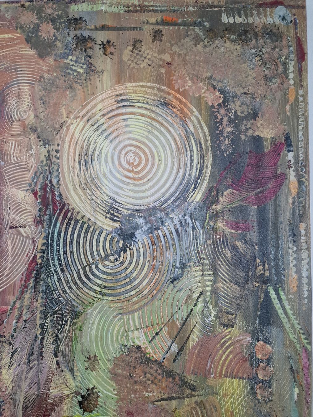 Foto & Immagini: Acrylbild mit Strukturen ,ein Unikat – Nuovo (secondo la descrizione) da Gossau SG venduto da ush_db7j 4
