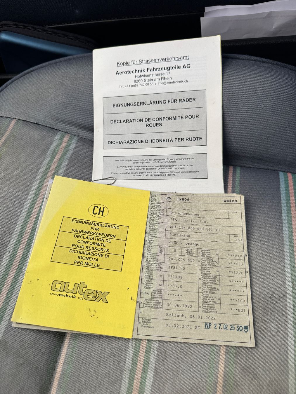 Fiat Automobili: Fiat Uno 1.1 i.e – Usato da Biberist venduto da bus_9md2 9