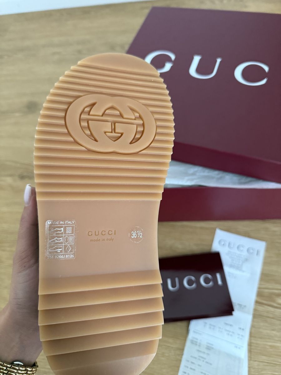 Gucci Scarpe da donna: Gucci Slide Sandalen, 36,5 – Nuovo e nell'imballaggio originale da Winterthur venduto da Lxh.568 1