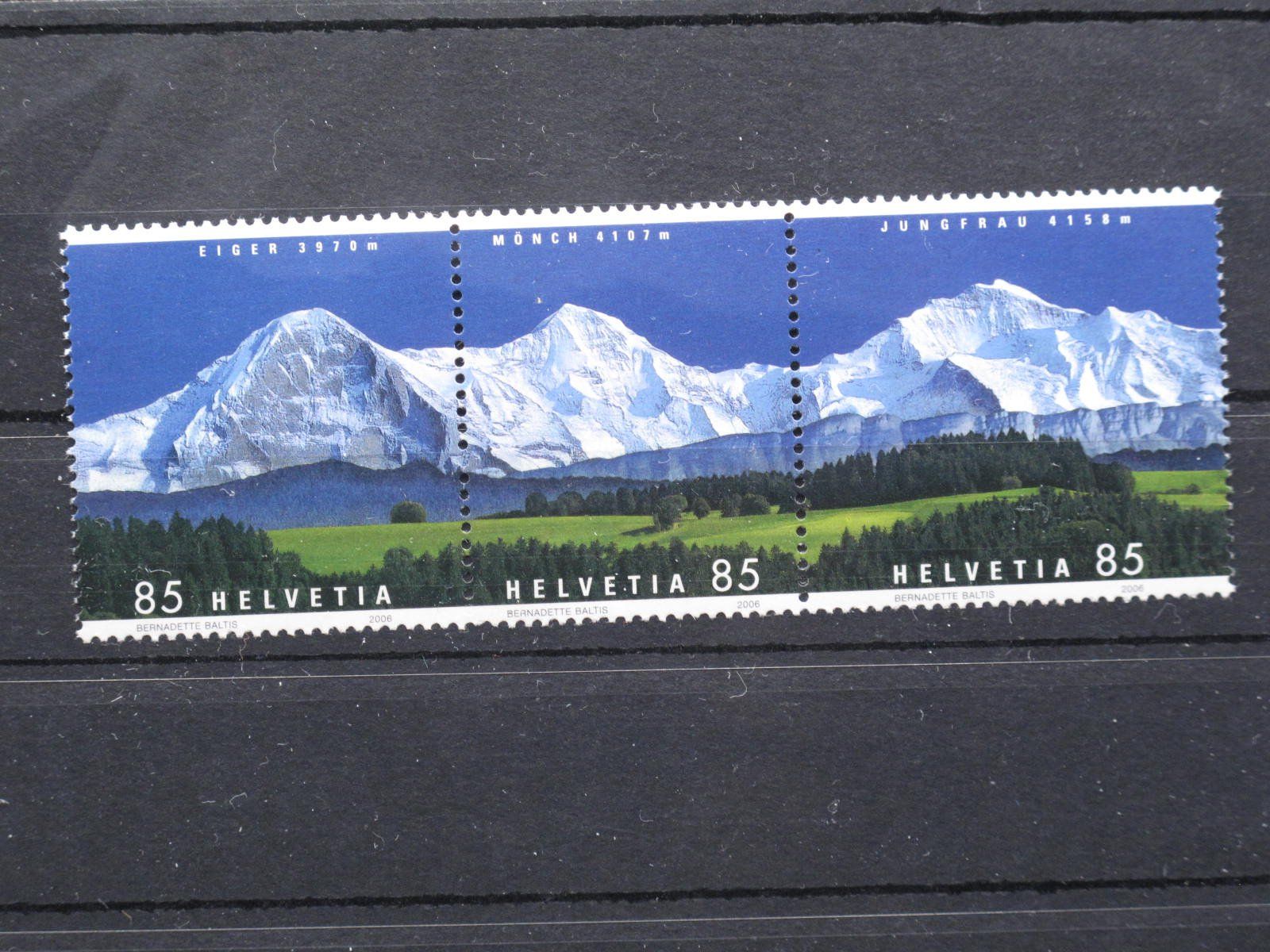 Alle Briefmarken: CH 2006 Bergpanorama  BL ** – Gebraucht aus Wil SG von fva01