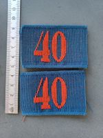 2 Achselnummern 1898, Infanterie, Auszug, Füsilier Bat 40