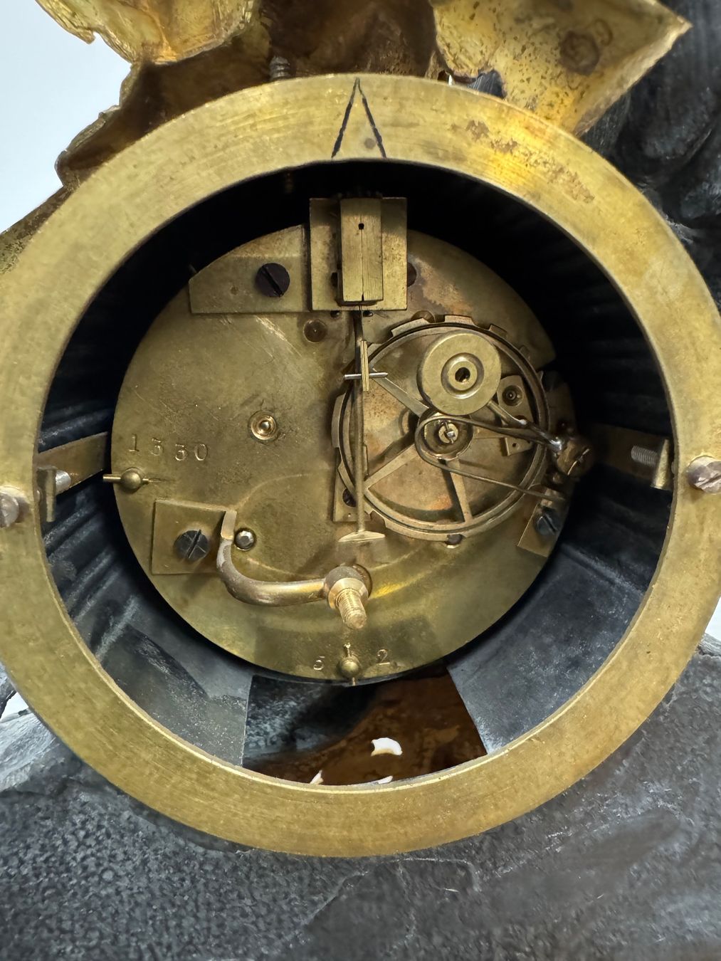 Orologi: franz. Chemineé Uhr 1880 – Usato da Schönenwerd venduto da Comtoise 5