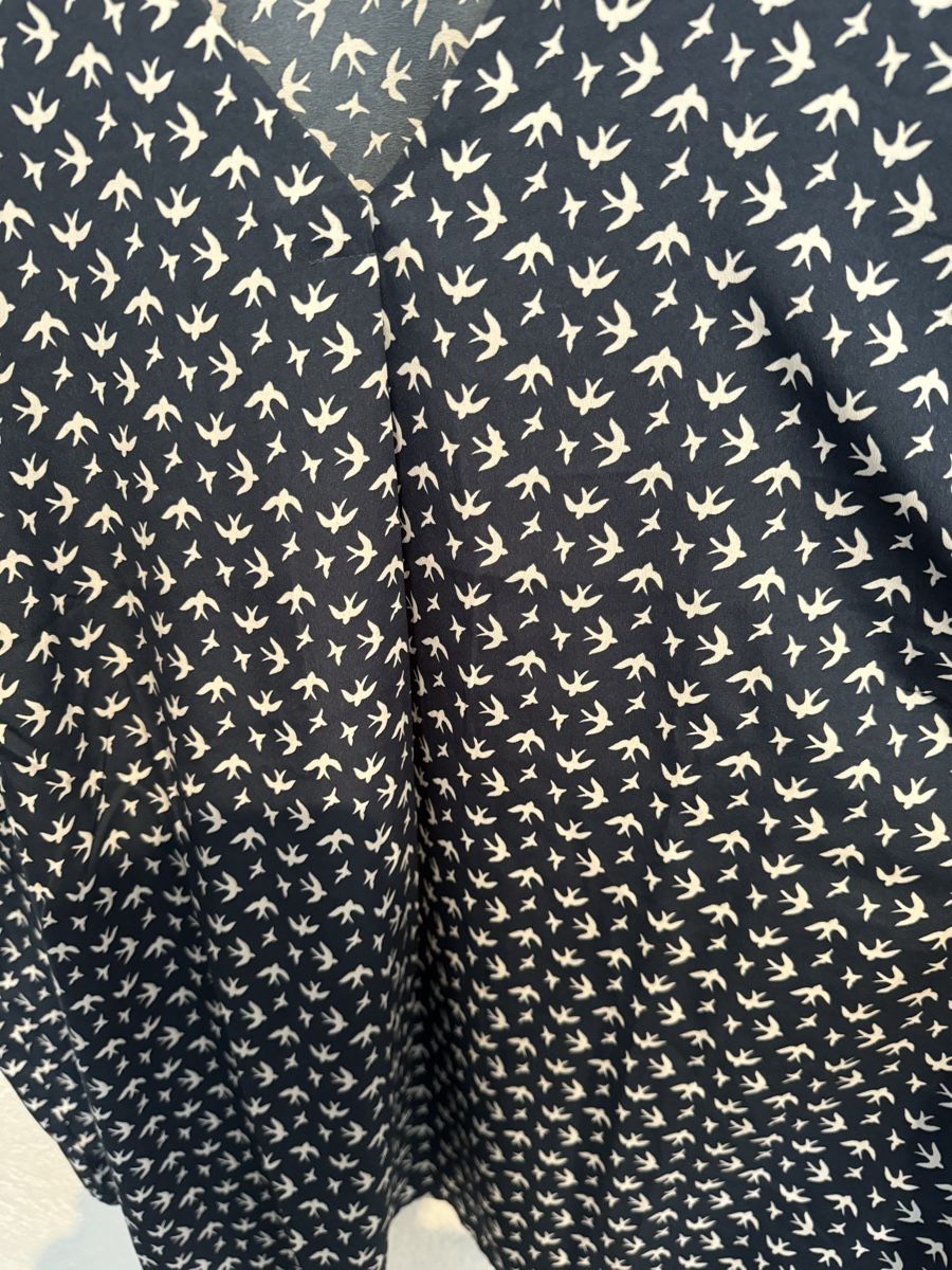 Blusen: Bluse Vögel dunkelblau Gr. 56 / XXL – Gebraucht aus Fislisbach von KolibriSecondhand 6