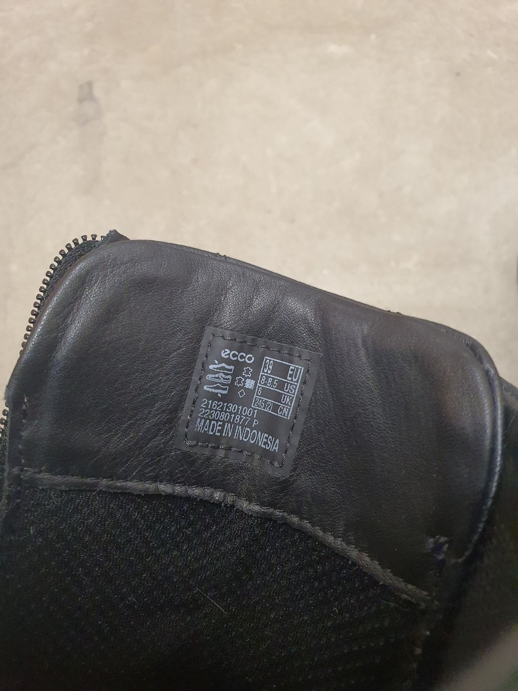 Scarpe da donna: Schwarze Ecco Lederstiefel, Grösse 39 – Usato da Wettswil venduto da myklt 1