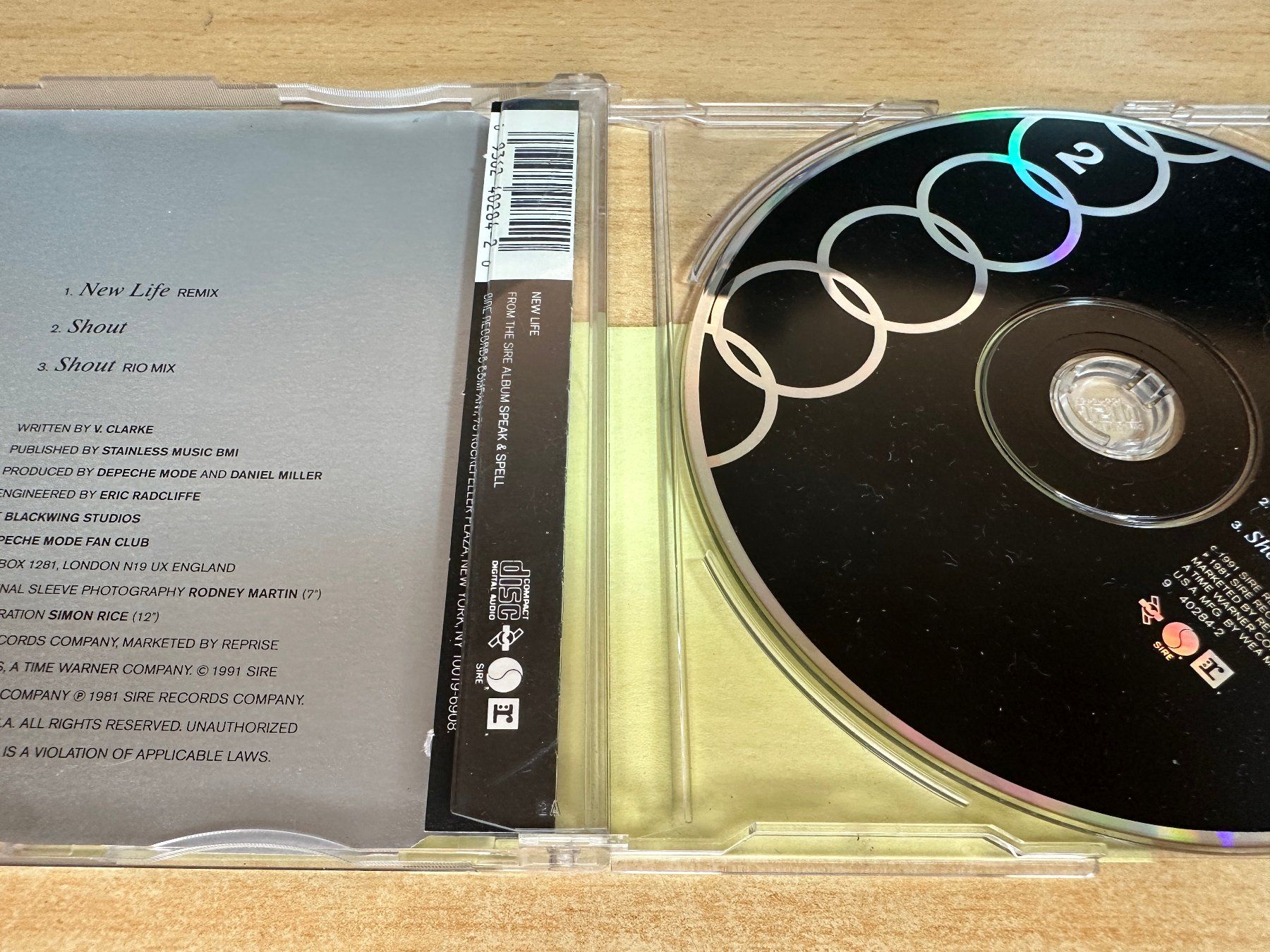 CDs: Depeche Mode – New Life - Single CD – Gebraucht aus Rikon im Tösstal von Alpenmutz 1