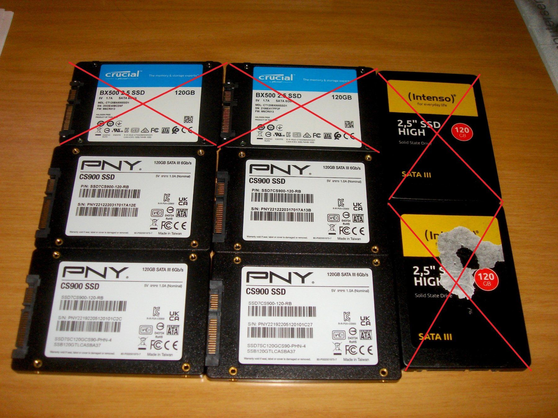 Dischi rigidi: 1 stück 120/128gb ssd. Getestet. sehr wenig stunden – Usato da St. Gallen venduto da pc-sg