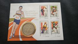 Los Angeles 1984 Olympia - Briefmarken & Crown Isle of Man