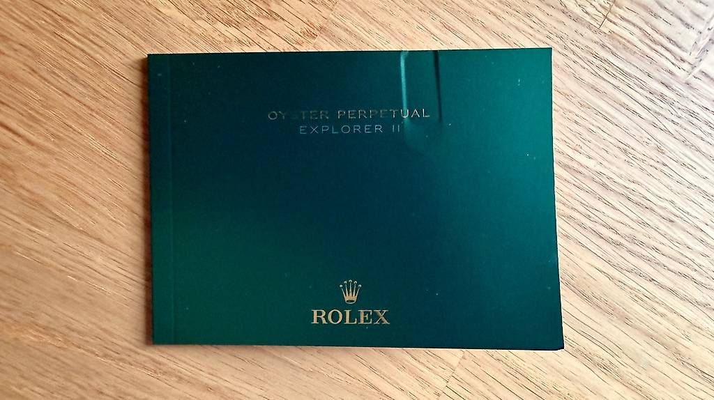 Orologi: Rolex Explorer II original Manual – Usato da Bennau venduto da Andris_