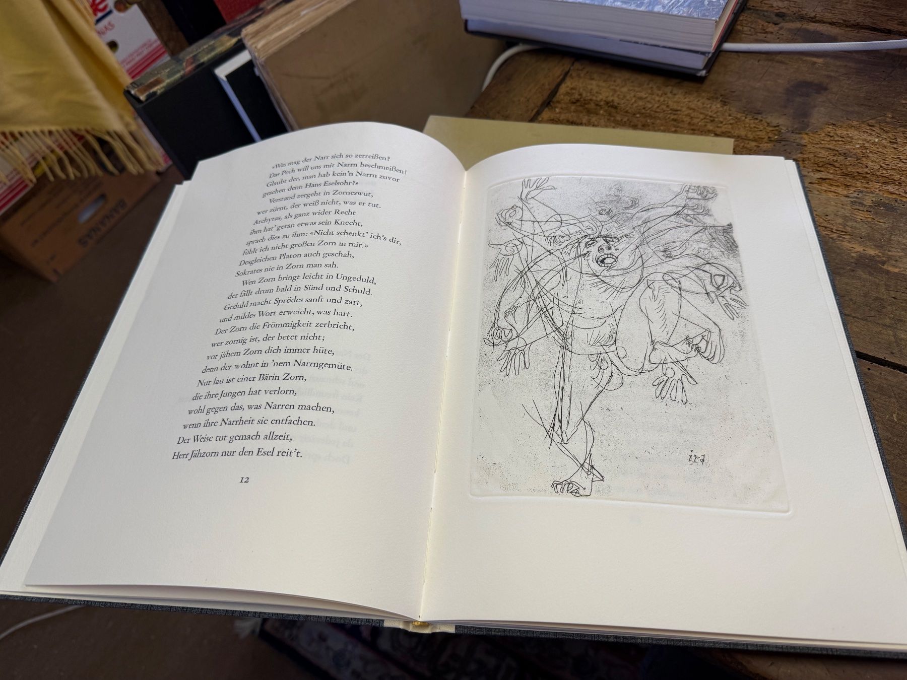 Libri: Felix HOFFMANN die sieben Todsünden sign/nr – Usato da Bern venduto da Jwpm66 3