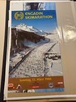 Historisches Plakat Engadiner Skimarathon 1988