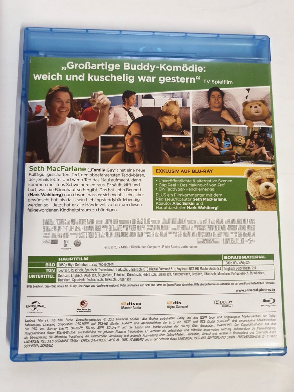 Alle DVDs: Ted / Bluray – Gebraucht aus Oberdorf BL von BaldenEagle 3