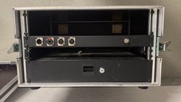 Thon 19"-Rack-Case mit Schublade, Anschlussblende und Rollen