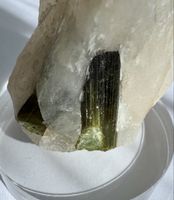Tourmaline verte sur matrice – Namibie