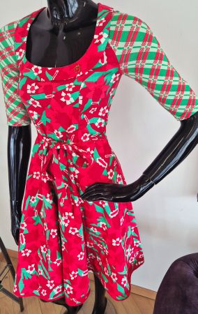 BLUTSGESCHWISTER KLEID 34 XS DRESS Maxikleid , top zu JACKE