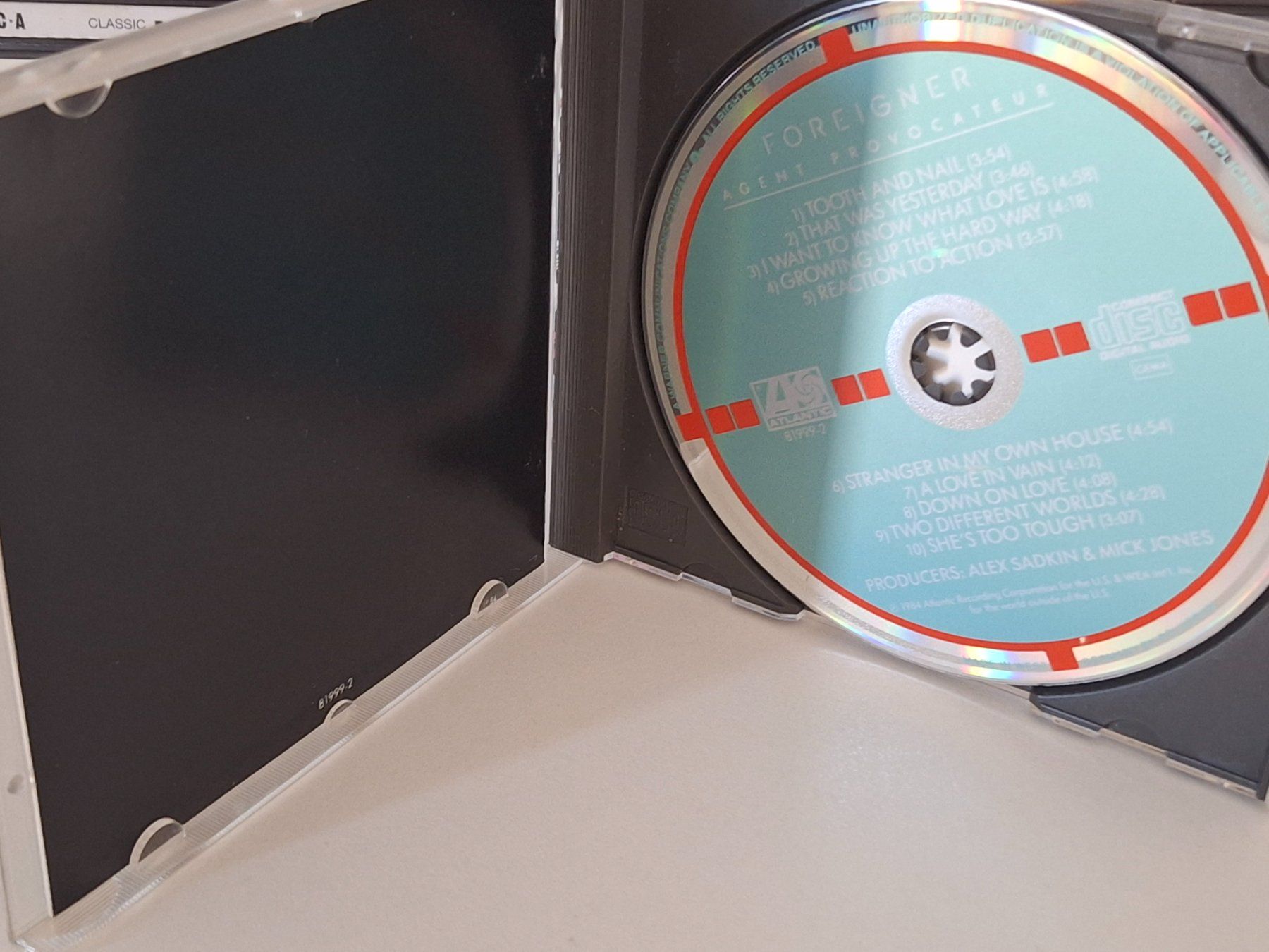 CDs: CD FOREIGNER - AGENT PROVOCATEUR – Gebraucht aus Aarberg von Jackup1 2