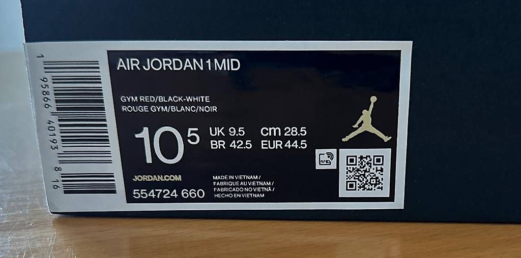 Scarpe da uomo: Air Jordan 1 MID, Grösse 44.5, NEU – Usato da Rorschacherberg venduto da JBF17 2