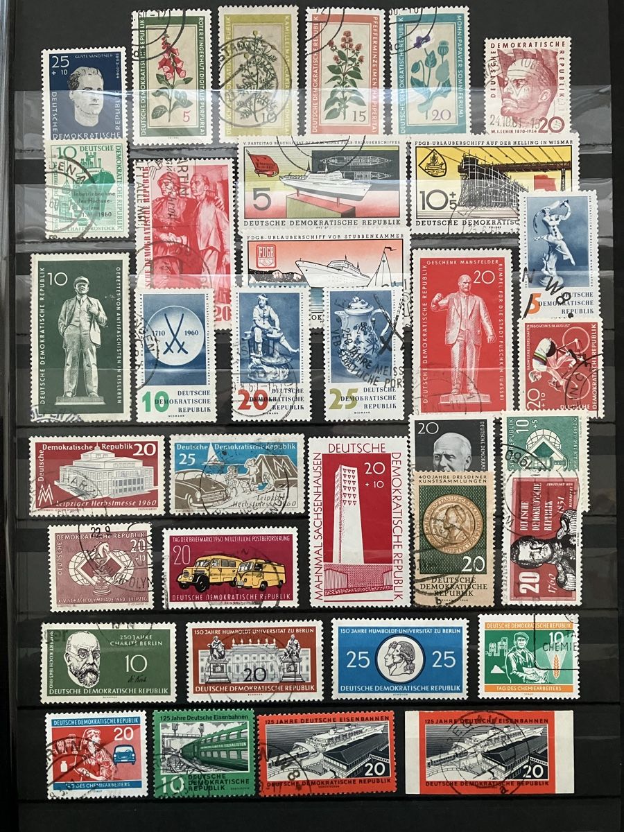 Tutti i francobolli: Deutschland DDR gest/postfr 6s 1949-61 – Usato da Cham venduto da Diablo1232 4
